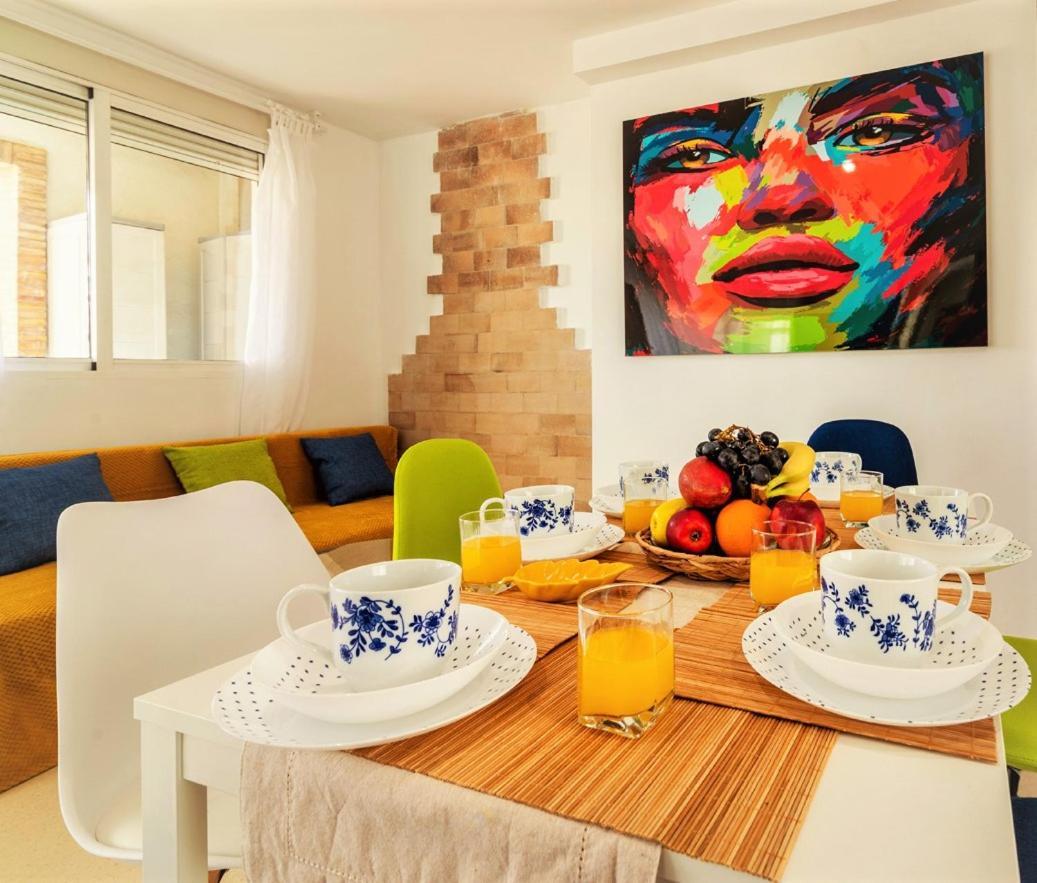 Penthouse Duplex In A 4 Floors Spanish House -8 Min To Center By Metro บาเลนเซีย ภายนอก รูปภาพ