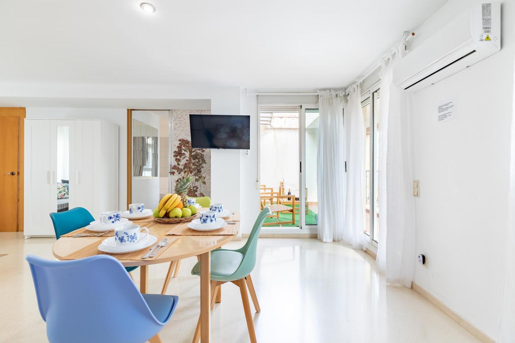 Penthouse Duplex In A 4 Floors Spanish House -8 Min To Center By Metro บาเลนเซีย ภายนอก รูปภาพ